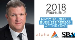 2018 1st Runner Up National Small Business Person of the Year